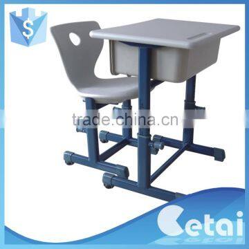 Manufacture modern school desk and chair set