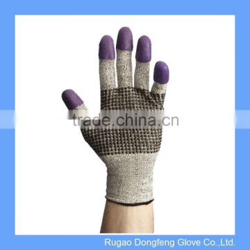 Cut Resistant Purple Nitrile Industrial Gloves Nitrile Cut Resistant Gloves