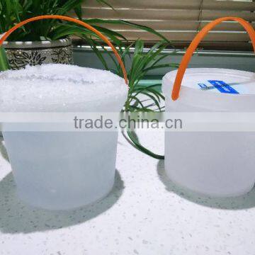 Food grade 1.2L clear cold storage salad pail