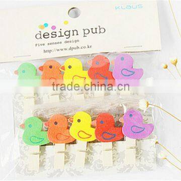Small wood clip children's memo clip to clip the photo daily household PN6354