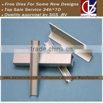 Extruded Aluminium Channel With Silver Matte,Bronze Polish,Wood Color