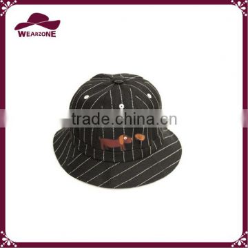 Fashion Cotton Bucket Hat with Animal Emobroidery