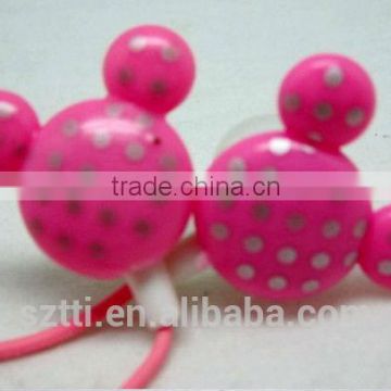 hot selling high quality cartoon mp3 earphones for girls from Chian