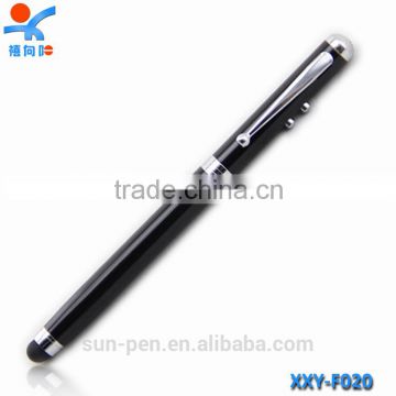 mult-functional LED laser metal ball pen for promotion