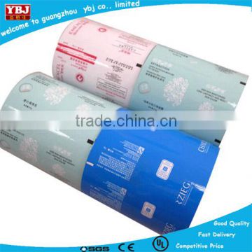 Flexible packaging food, laminated plastic packaging film, packaging pack plastic film