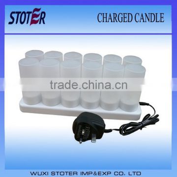 chargeable led candle for cemetery/church