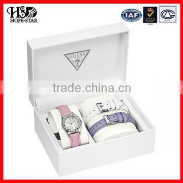 Single wooden watch bracelet bangle jewelry box with pillow high quality with wholesale price