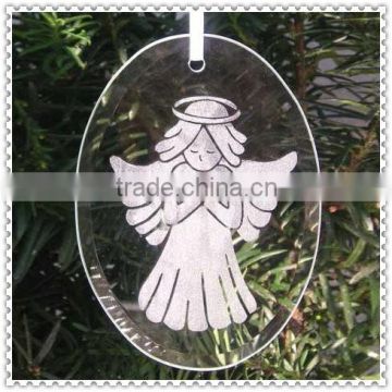 Wholesale Pretty Glass Angel Ornament For Baptism Decoration