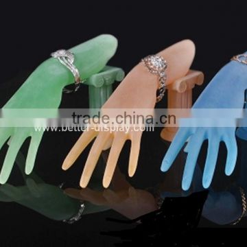 custom acrylic hand display for bracelets