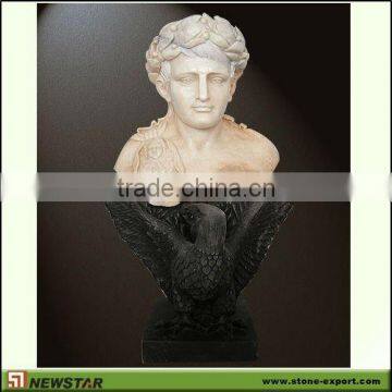 Stone Bust with eagle