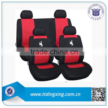 Red colour car seat cover set