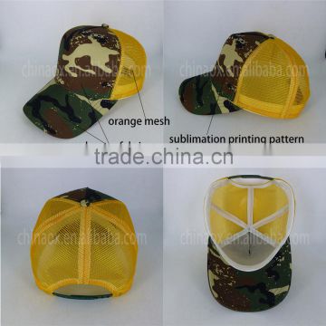 6 panel embroidery patch trucker cap, custom trucker hat flat brim trucker cap wholesale