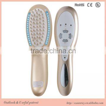 massage tool small plastic hair comb electric straightening hair brush