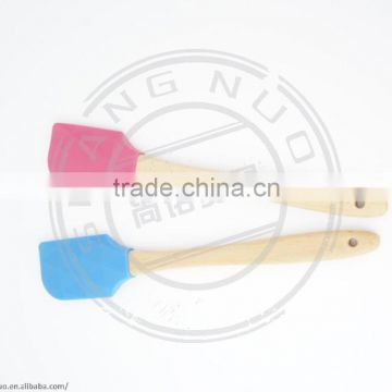 Silicone Butter Scraper with wooden handle