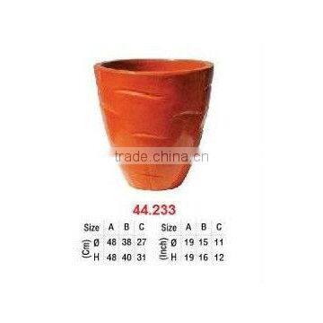 Vietnam Fun Organge Outdoor Ceramic Pots and planters