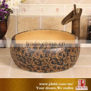 Healthful high temperature fired ceramic baby bath basin made in China