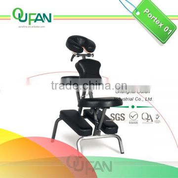 Black Leather Massaging Chair