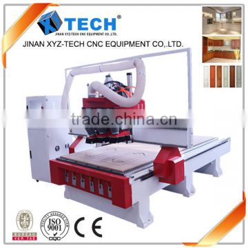 multi-step atc woodworking machine cnc router for wooden mdf cabinet door