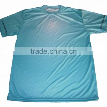 Sublimation Printed Custom Design T-shirts 100% Polyester