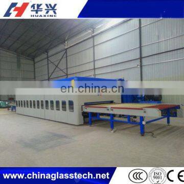 ISO9001 flat glass tempering glass machine price