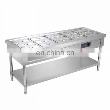 Stainless steel electric hot food warmerbainmariewith 5 pansbainmariecooking equipment with prices