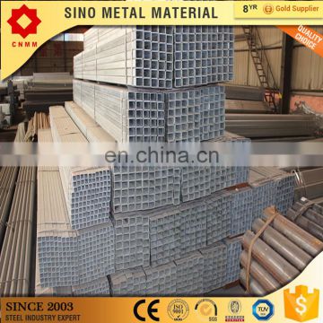 q195 erw galvanized steel square tube a500 gi rectangular hollow section weight q235/q345/s355