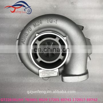 OEM Turbocharger used for Hino FC Truck Dutro N04C S05C Engine GT2263KLNV Turbo 783801-0029 17201-E0742