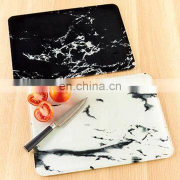 Low price cutting board with storage boxes glass tempered glass cutting board glass chopping boards