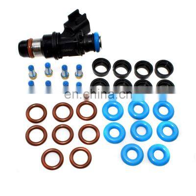 Fuel Injector&Rebuild Kit O-rings Filters Pintle V8 For Chevy GMC 25317628