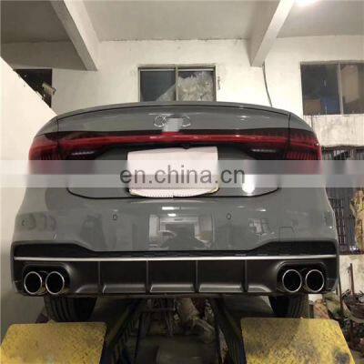 For Audi A7  2019 2020 change to S7 Rear Lip and Tail Lip bumper parts