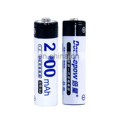 High capacity 2200mah 1.2v AA Size NIMH Rechargeable Batteries Cell for Home Appliances