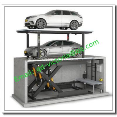 Double Stack Parking System/Double Stacker Parking Scissor Lift/Double Car Parking System