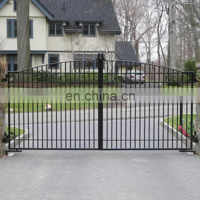 Beautiful Galvanized Wrought Iron Gate Forged Interior Gate for Garden