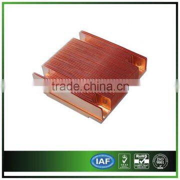 OEM copper skived fin heatsink for server