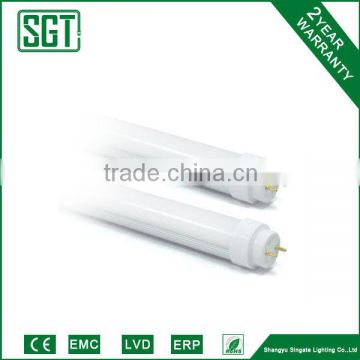 hot sale T8 LED light TUBE 8w with glass body IC driver
