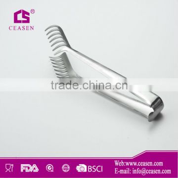 Hot selling high quality stainless steel Food Tong FT018