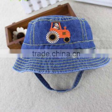 hot sale Baby hats and caps,DENIM BUCKET HATS