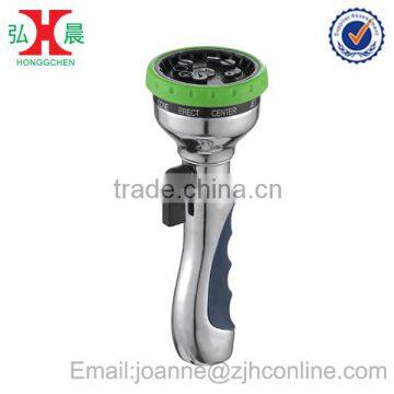 New 10-Pattern Aluminum Body Flashlight Spray Nozzle