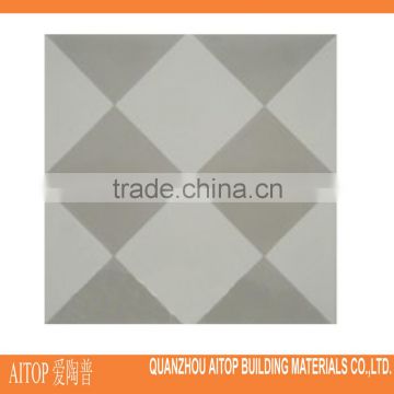 Grey mosaic texture print cement floor tiles chinese manufacturer handmade full cement floor tile 200x200mm acid-resistant