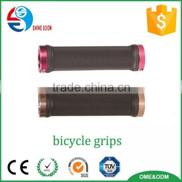 Cheap Price two sides locking bicycle plastic&Rubber handle grips