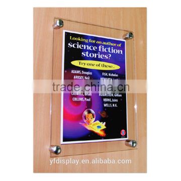 Superior Quality Wall-mounted Acrylic Sign Holder