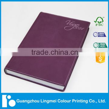 Chinese manufacture custom made business a5 pu notebook