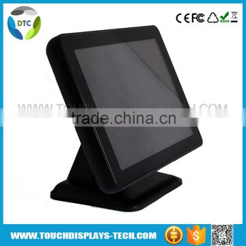 Stock 15 inch lcd monitor with projected capacitive touchscreen