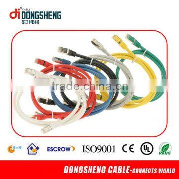 2014 colorful utp cat5e strand 26awg patch cord cable