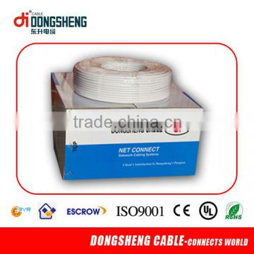 Factory OEM 4 Pair 24AWG Solid UTP Cat5e Network Cable/Cat5e Cable