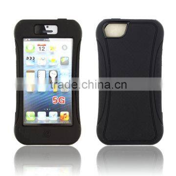 2015 New arrival Wholesale price hard slim dual Layer Shockproof Armour Silicone Case Cover For iPhone 5G