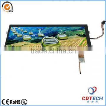 5 touch points 12.3 inch lcd touch screen monitor with 800 brightness