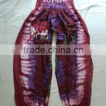 tie dye indian harem pants new 2014 models