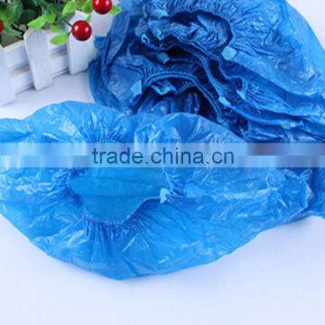Disposable white blue green PE CPE PP SMS Microporous shoe cover