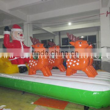 outdoor inflatable chrismas car decorations